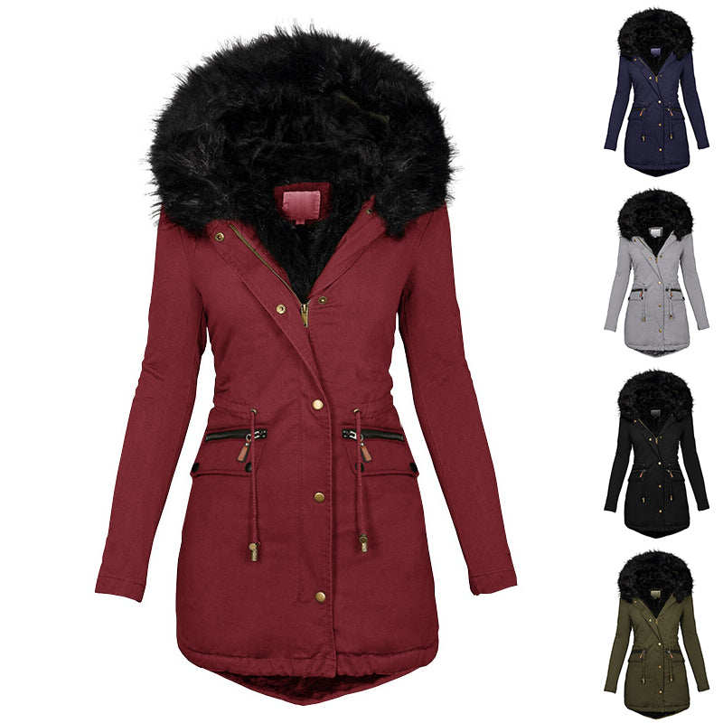 Parka à capuche en fausse fourrure Romane™
