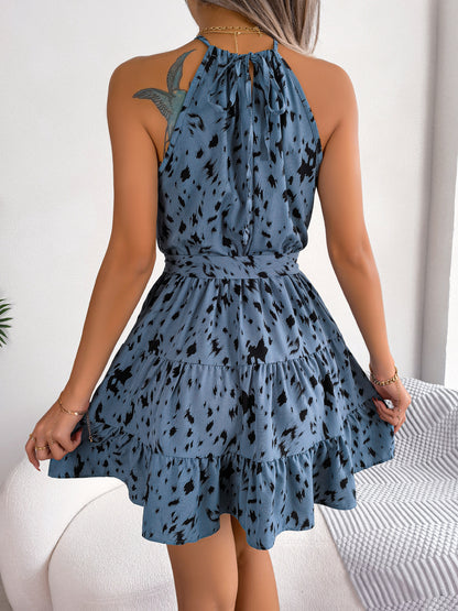 Robe à volants imprimé léopard Noémie™