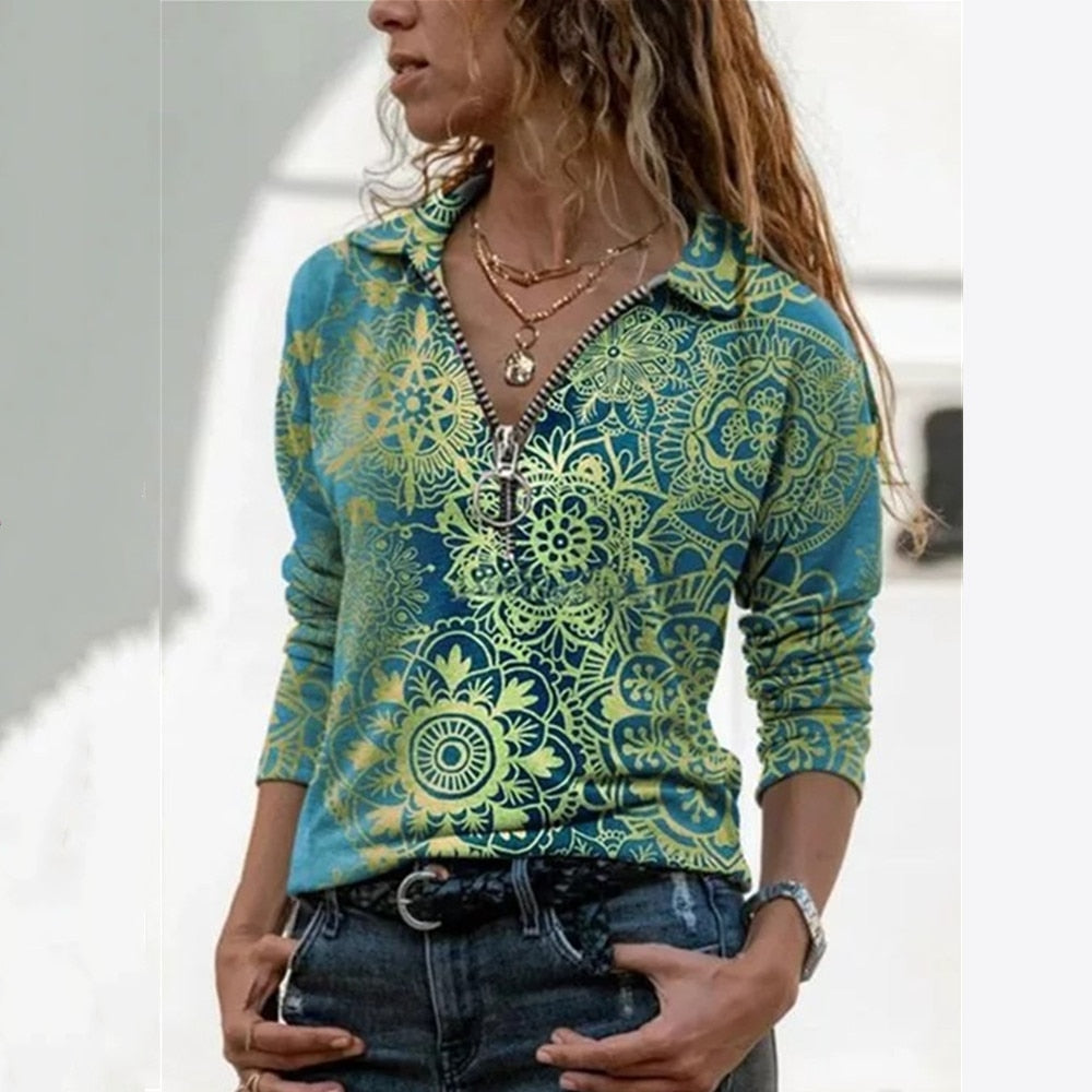 Top imprimé Mandala Bérénice™