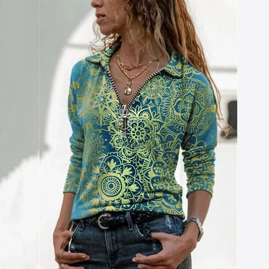 Bérénice™ Mandala Print Top