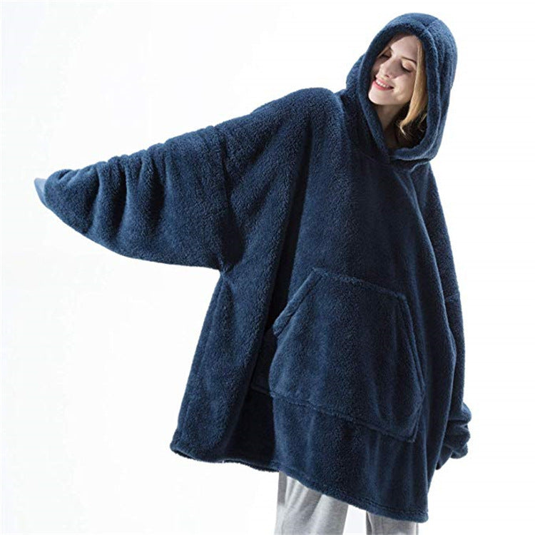 Sweat à capuche en peluche oversize Ariette™ unisexe