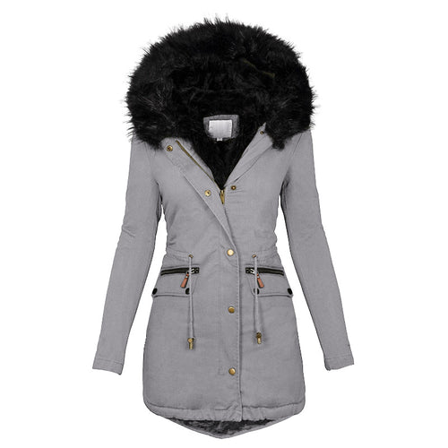 Parka à capuche en fausse fourrure Romane™