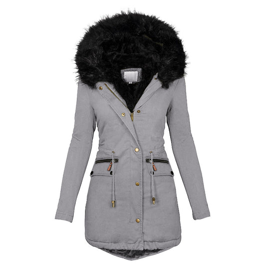 Romane™ Faux Fur Hood Parka