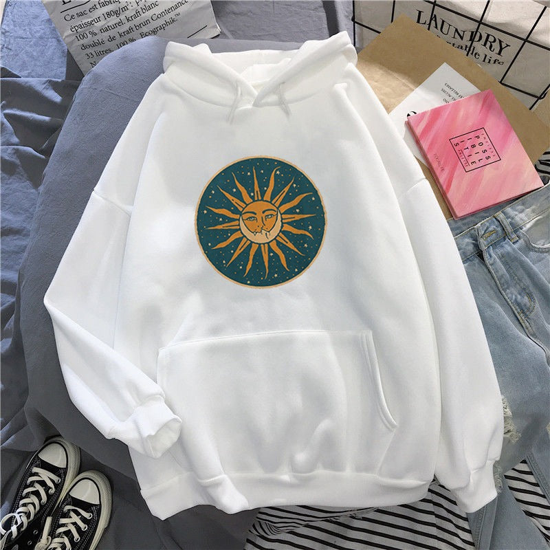 Sweat à capuche Floriane™ Soleil et Lune