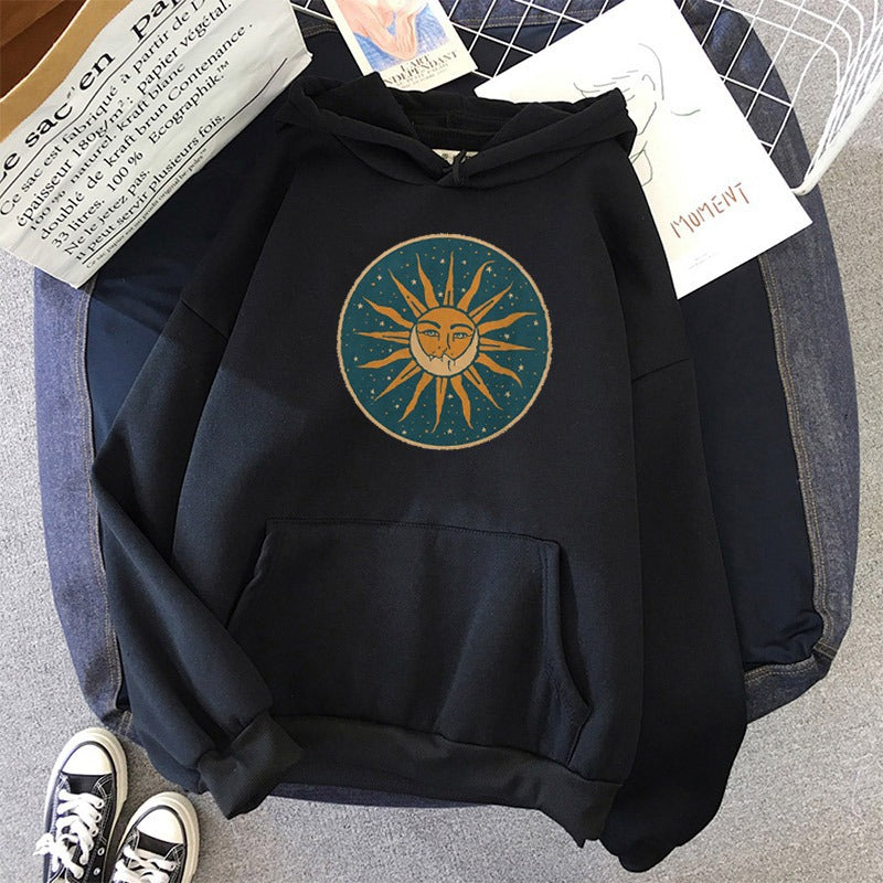 Sweat à capuche Floriane™ Soleil et Lune