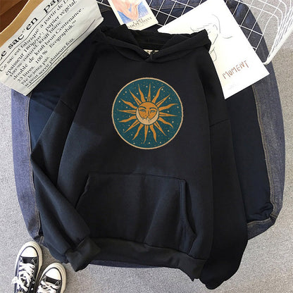 Sweat à capuche Floriane™ Soleil et Lune