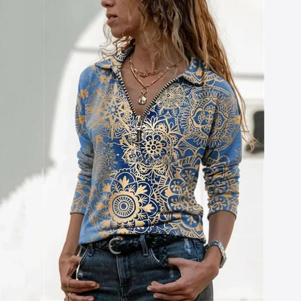 Top imprimé Mandala Bérénice™