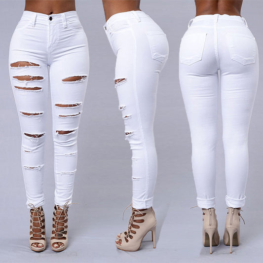 Amandine™ Ripped Skinny Jeans