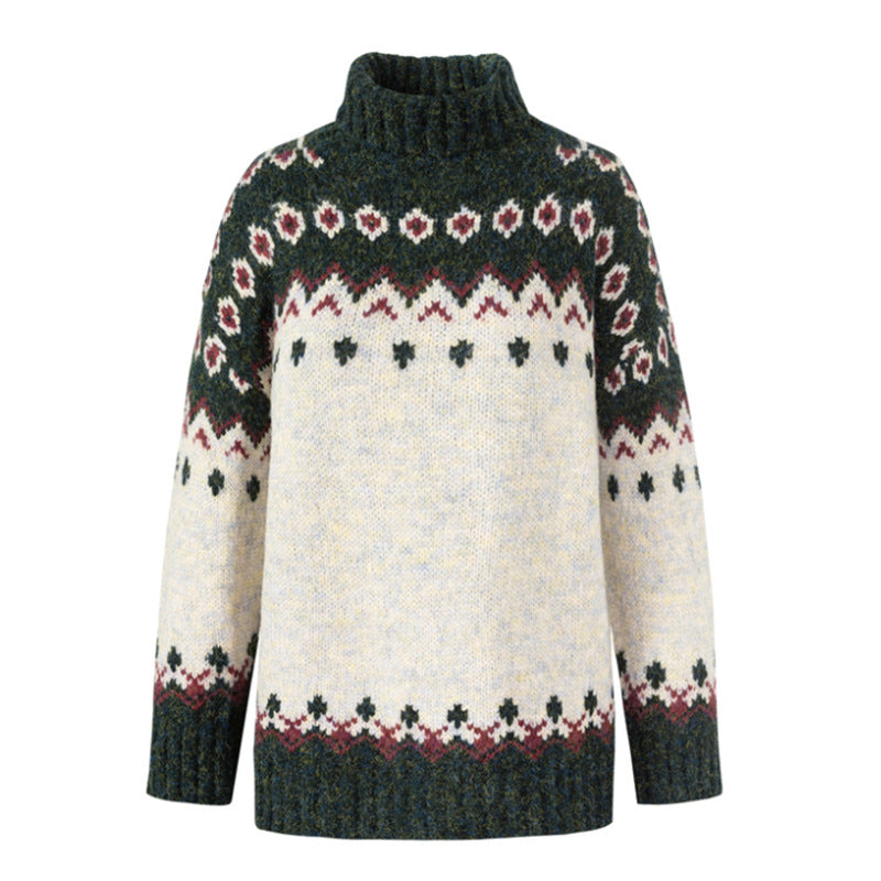 Eulalie™ Pull en maille nordique