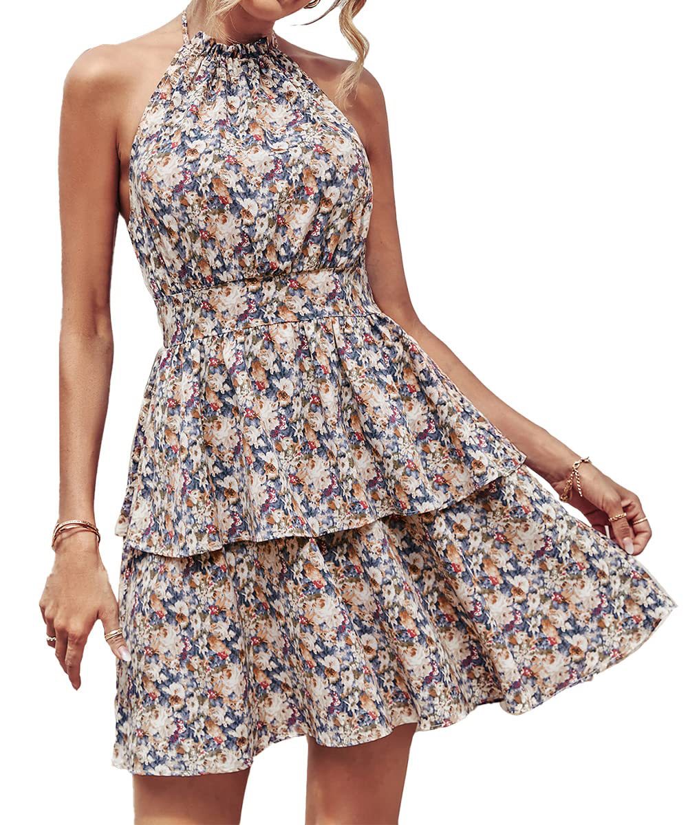 Robe Vivienne™ Boho dos nu à volants