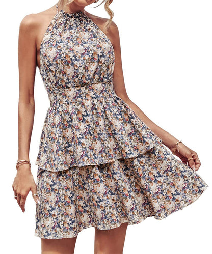 Robe Vivienne™ Boho dos nu à volants