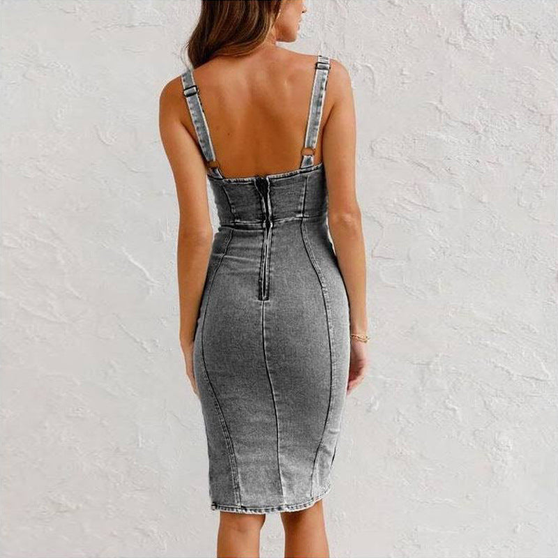 Robe en denim Maëlle™