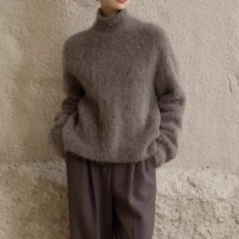 Tricot à col roulé en mohair Océane™