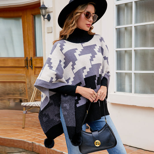 Isaline™ Turtleneck Poncho