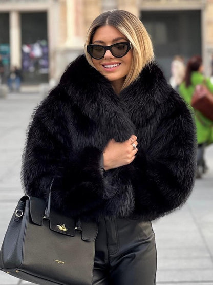 Manteau en fausse fourrure Bella™