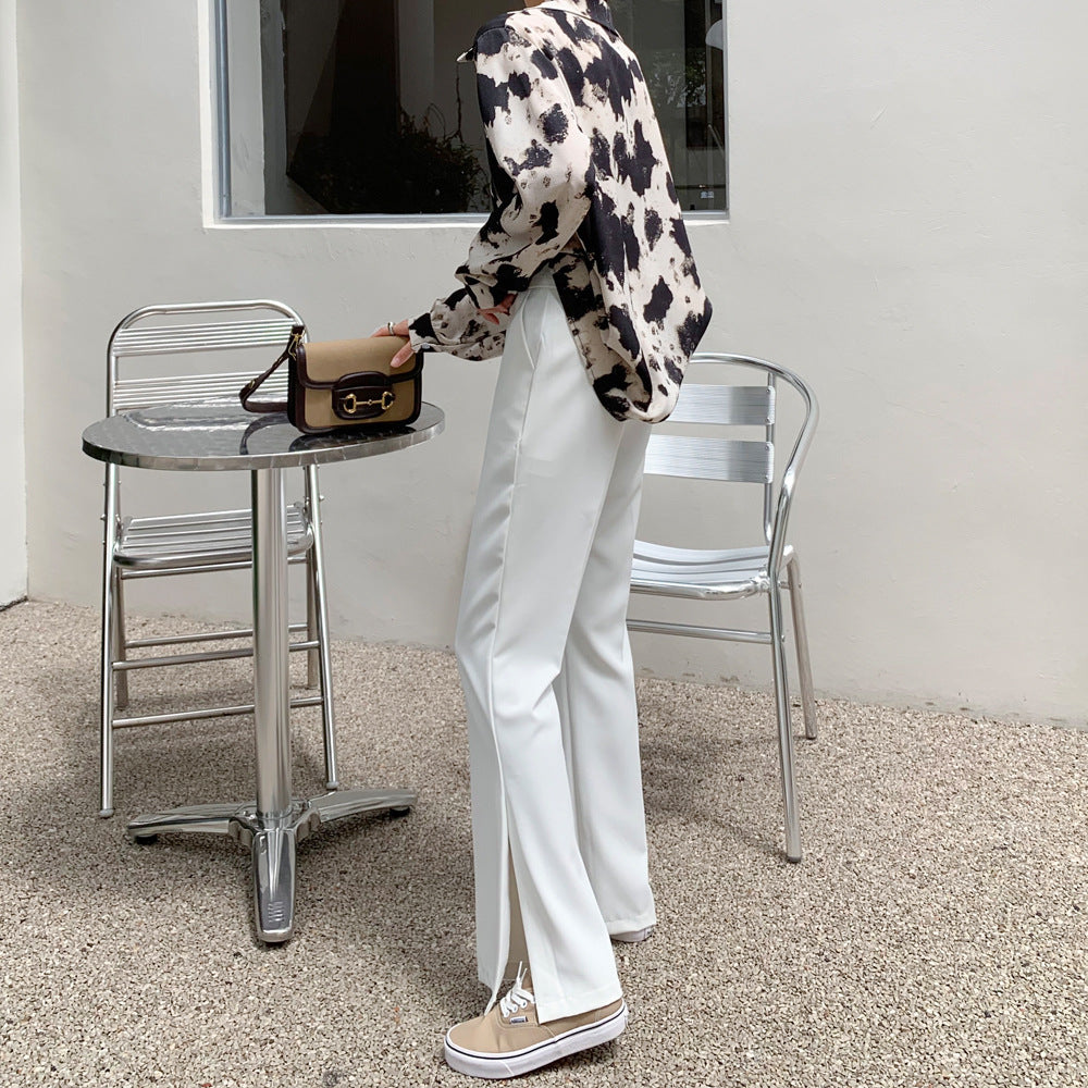 Pantalon fendu élégant Bérénice™