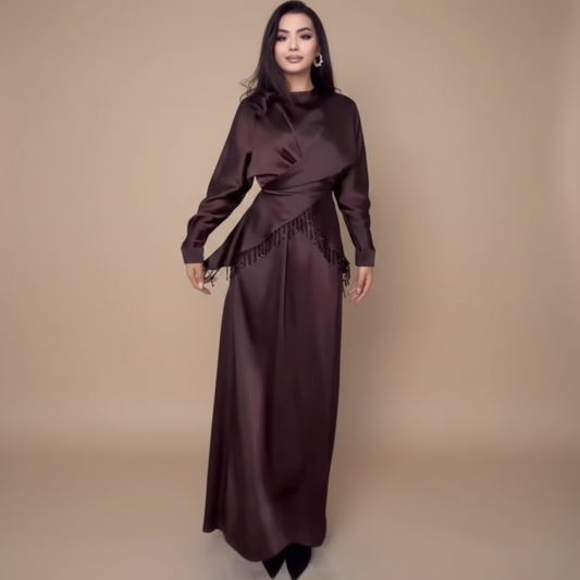Clara™ Long - sleeved Dress