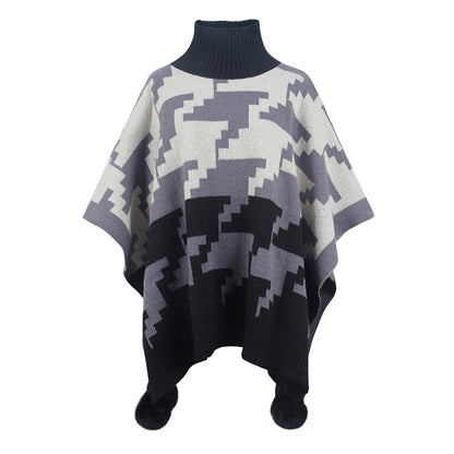 Poncho à col roulé Isaline™