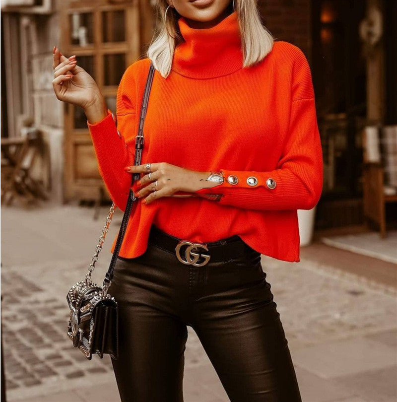 Pull à col roulé doux Aurore™