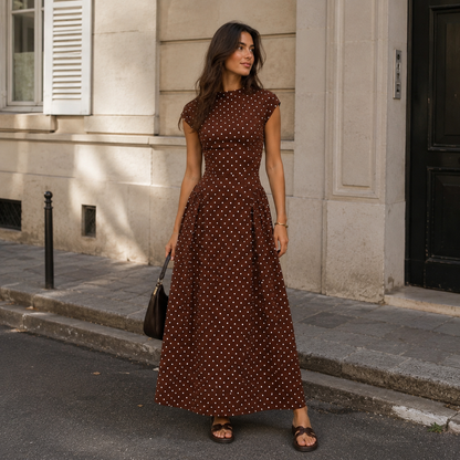 Élodine™ Robe à Pois