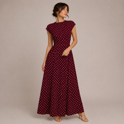 Élodine™ Robe à Pois