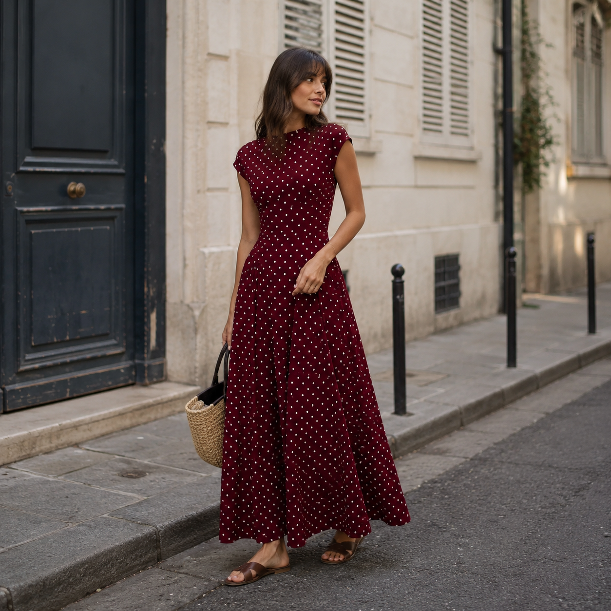 Élodine™ Robe à Pois