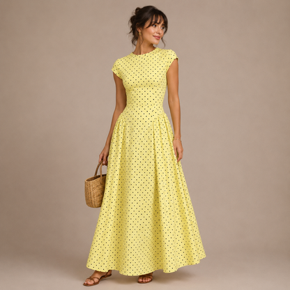 Élodine™ Robe à Pois