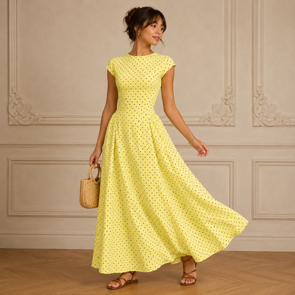 Élodine™ Robe à Pois