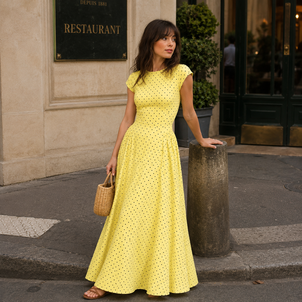 Élodine™ Robe à Pois