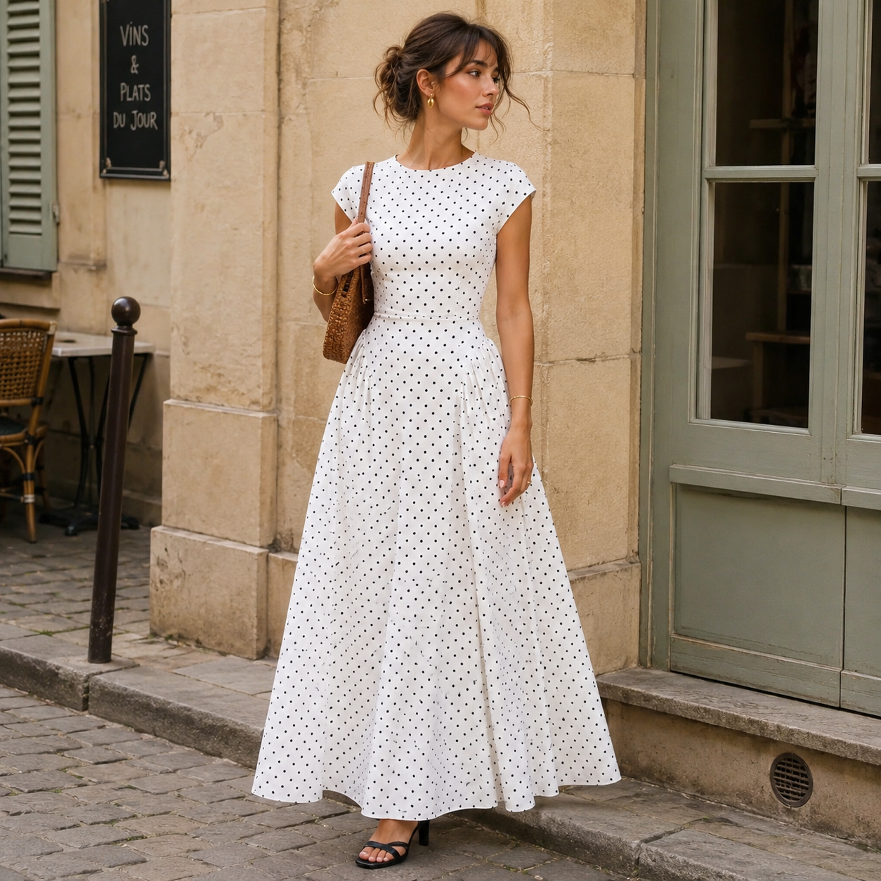 Élodine™ Robe à Pois