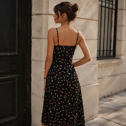 Robe Midi Fendue Solène™