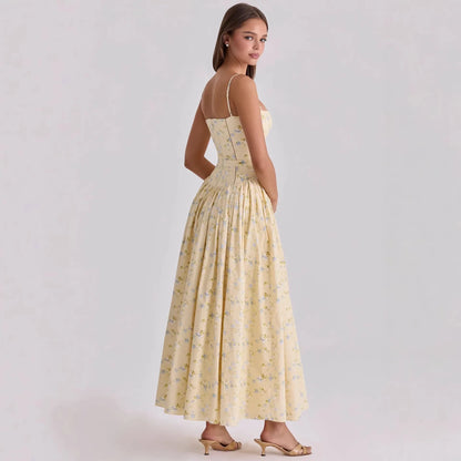 Rosélia™ Robe Florale Vintage d’Été