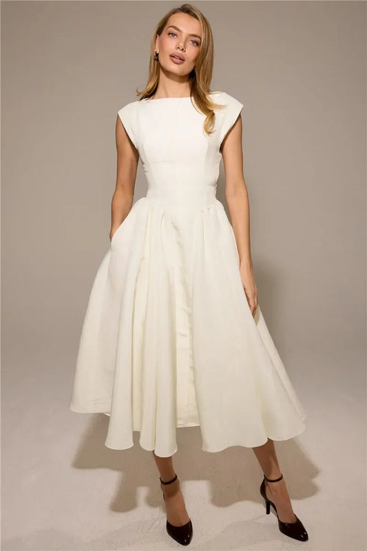 Robe midi élégante Madeleine™