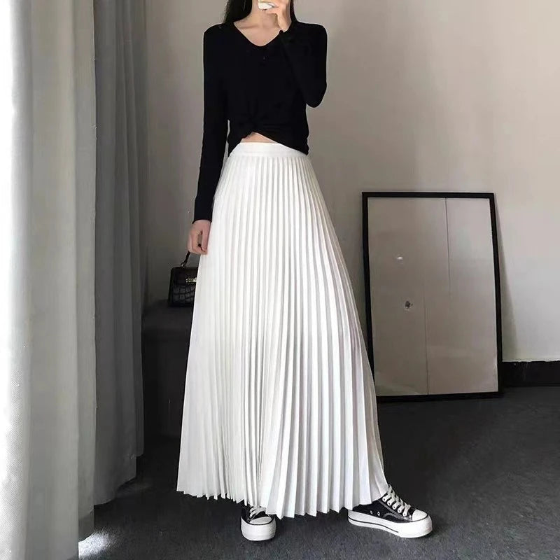 Jupe longue plissée Théoline™