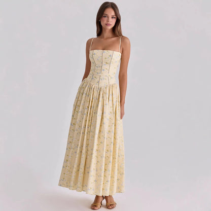 Rosélia™ Robe Florale Vintage d’Été