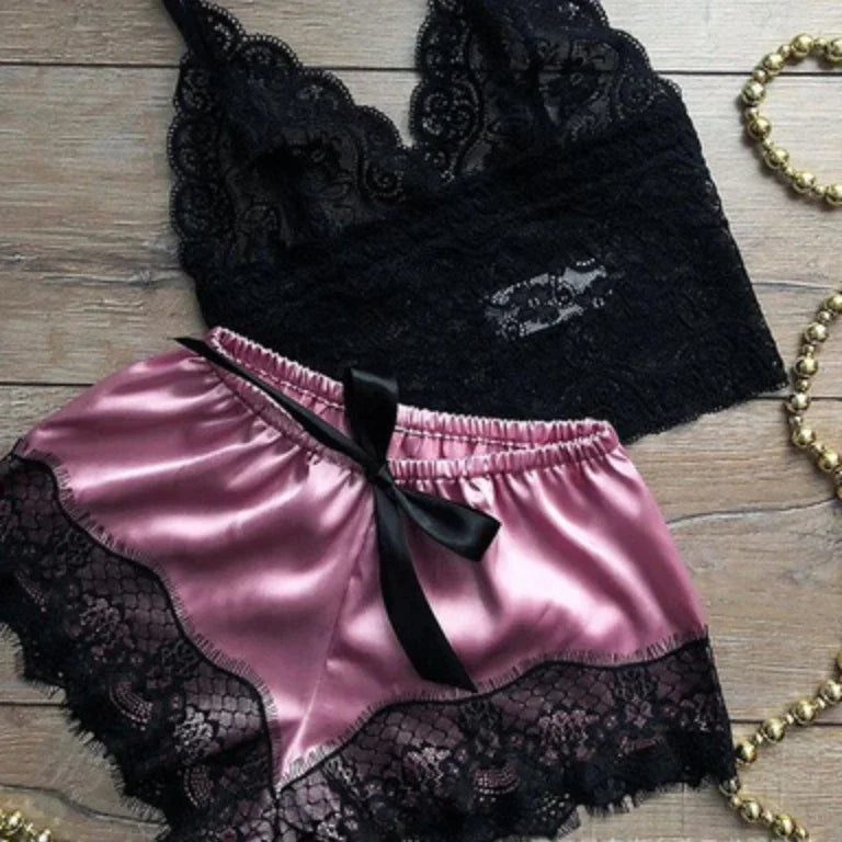 Ensemble de satin et dentelle Avelisse™