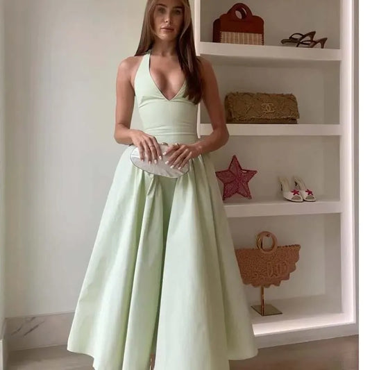 Daphnée™ Backless Midi Dress