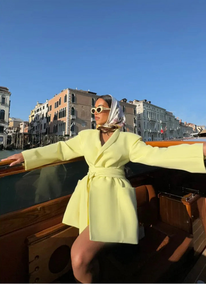 Adélaïde™ Belted Blazer Dress