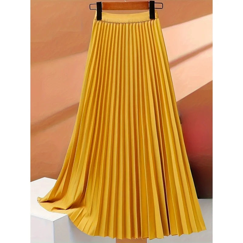 Jupe longue plissée Théoline™