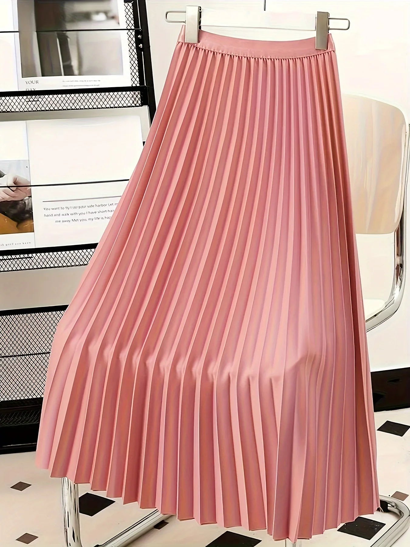 Jupe longue plissée Théoline™