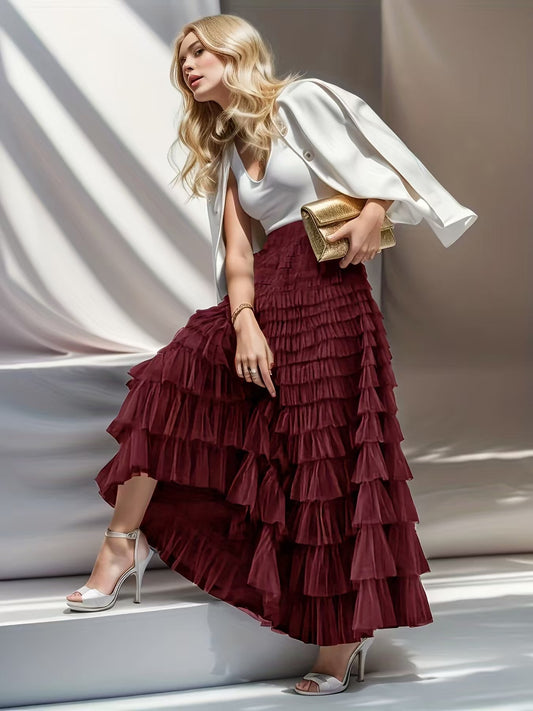 Théoline™ Layered Ruffle Skirt