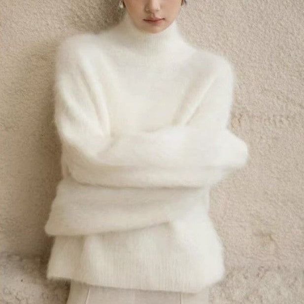 Tricot à col roulé en mohair Océane™