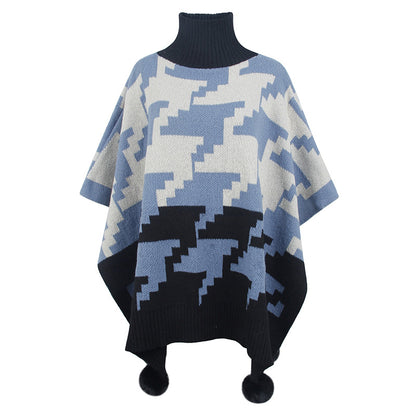 Poncho à col roulé Isaline™
