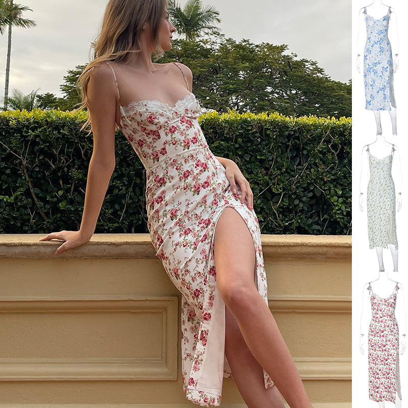 Robe fleurie en dentelle Bérénice™