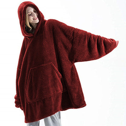 Sweat à capuche en peluche oversize Ariette™ unisexe