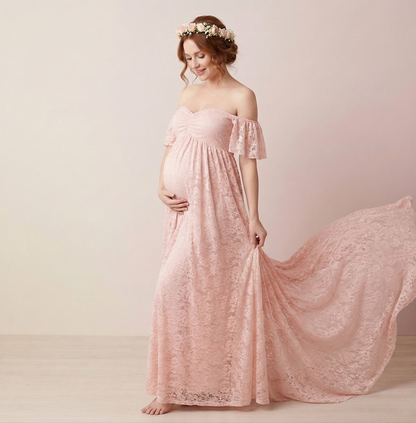 Robe de grossesse en dentelle Auréline™