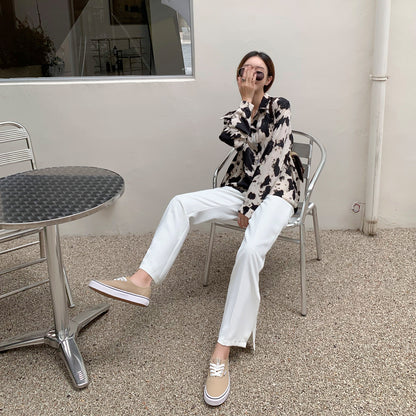 Pantalon fendu élégant Bérénice™