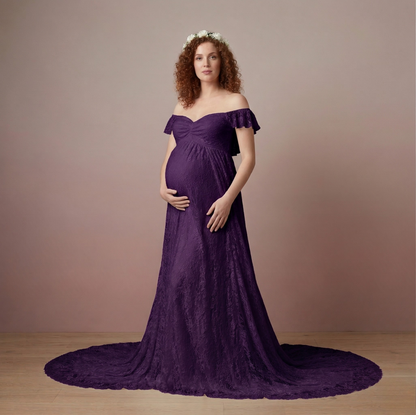 Robe de grossesse en dentelle Auréline™