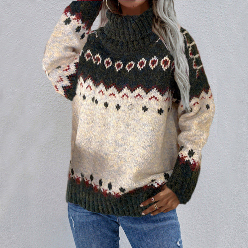 Eulalie™ Pull en maille nordique