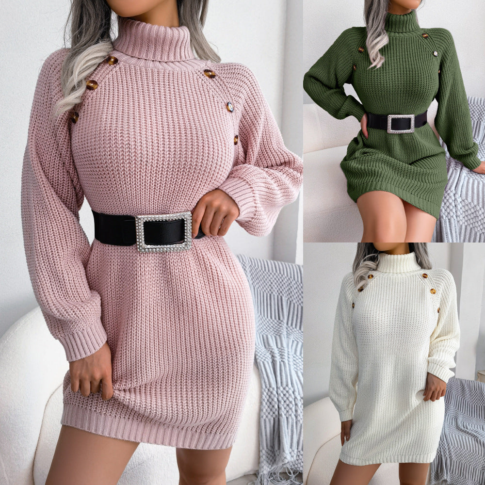 Robe à col roulé Camille™